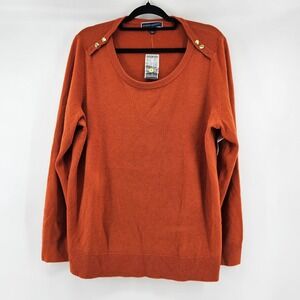 Karen Scott Sweater Top Plus Size 1X Office Comfy‎ Everyday Business Casual